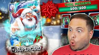 How To Complete SAVE SANTA Mode in WWE SuperCard!  EASIER Bosses, PRESENT Locations & More.. 