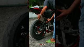  R15 akrapovic exhaust sound  r15 v3 modified  #r15v3 #ytshorts #shorts #viral