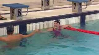 Sarah Sjostrom & Gregorio Paltrinieri - 50m Freestyle Race