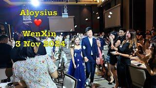 Aloysius & WenXin Wedding Banquet (3 Nov 2024) #wedding #banquet #lunch