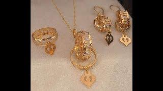 light weight gold pendant set designs || lifestyle