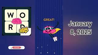 WordBrain Brainy’s New Year Event January 8, 2025 - All Parts Answers