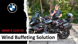 BMW R 1250 RS Wind Buffeting Solution