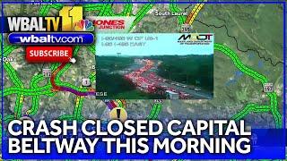 Fatal pedestrian crash closes Capital Beltway