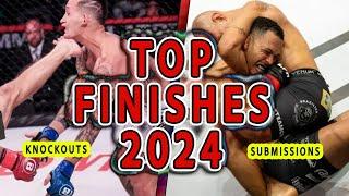 Top Finishes 2024: Knockouts & Submissions - 1