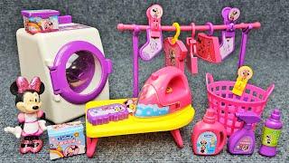 Disney Minnie Mouse, Laundry Playset  Satisfying with Unboxing Toys Collection ASMR [KT-400]