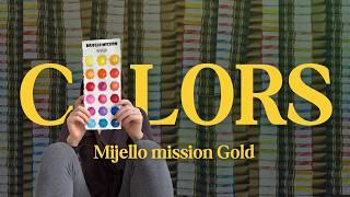 Mijello mission Gold Watercolor ASMR Swatching