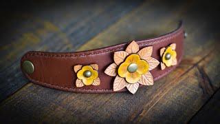 Making A Leather Floral Cuff - Leather Craft