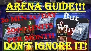Easy Units!!! Arena Grind Guide - MCOC