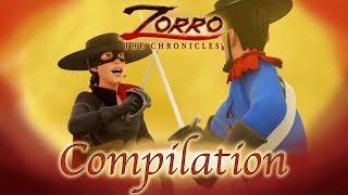 Zorro the Chronicles | 1 Hour COMPILATION | Episode 7 - 9 | Superhero cartoons