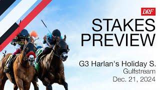 Grade 3 Harlan's Holiday Stakes Preview | December 21, 2024