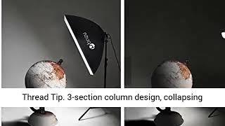 HPUSN Softbox Lighting Kit Professional Studio Photography Equipment Continuous Lighting with 85W 54