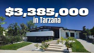 Homes for Sale in Los Angeles- Stunning Modern House Tour with Views of the San Fernando Valley