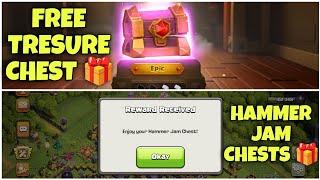 COC HAMMER JAM CHESTS  HAMMER JAM CHESTS IN COC  HAMMER JAM CHESTS IN CLASH OF CLANS  HAMMER JAM