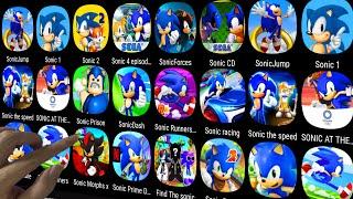 Sonic Dash,Sonic Runners,Go Sanic,Sonic Boom 2,Sonic Forces,Sonic Jump,Sonic CD,Sonic the Hedgehog 4