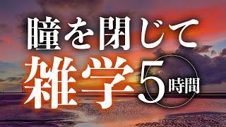 【睡眠導入】瞳を閉じて雑学5時間【合成音声】