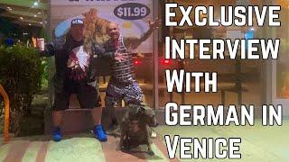 Exclusive interview with German in Venice