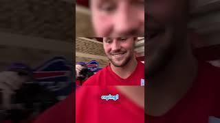 Josh Allen's wholesome moment with a fan! ️ #shorts