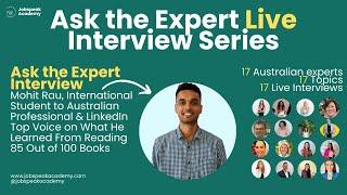 Ask the Expert, Mohit, international Student to LinkedIn top Voice