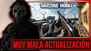 BREAKING NEWS! WARZONE MOBILE IS UPDATED AND IT COMES OUT VERY BADLY... NOTHING BEFORE IT CLOSES..