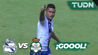 ¡Gool! ¡Osvaldo Martínez empata! | Puebla 1 - 1 Santos | Liga Mx - J-5 CL-2020 | TUDN