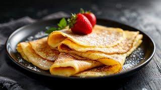 I don't make thick pancakes, all the neighbors will ask for the recipe! French crepes!