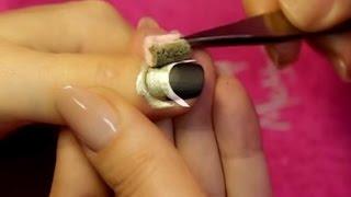 How To Make Xmas Nails - Gold And Matte Black