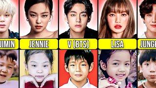 K-pop Idols When They Were Kids (Real Photos)