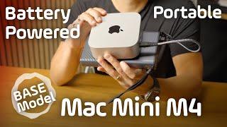 Battery Powered M4 Mac Mini  Base Model Review 