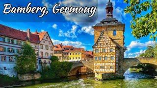 Bamberg, Germany walking tour 4K - The most beautiful German cities