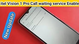 How to enable call waiting service itel vision 1 pro