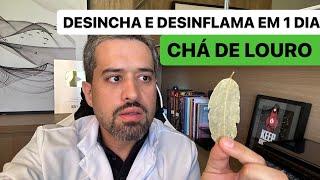 Chá de LOURO para DESINCHAR A BARRIGA e o CORPO EM 10 MINUTOS - Impressionante