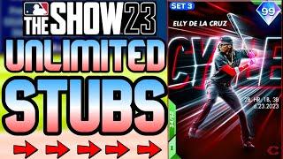 *UNLIMITED* STUBS GRIND! Fastest Way To make Stubs MLB The Show 23 Diamond Dynasty