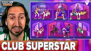 Nick Wright's NBA CLUB SUPERSTAR: LeBron & Steph Curry in? Embiid & AD kicked out, Haliburton debut