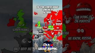 did your country invade someone on accident #europe #geographythroughmaps #mapping #map #geography