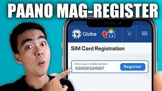 How to REGISTER TM/Globe SIM Card (Full Guide)