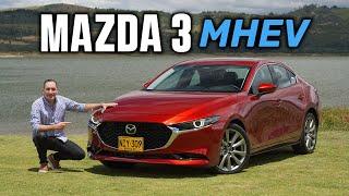 Mazda 3 híbrido ligero con tecnología Skyactiv️ ¡Un sedán muy completo!  Prueba - Reseña (4K)