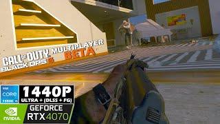 COD Black Ops 6 Beta I RTX 4070 + i5 13500 I 1440p Extreme + DLSS + FG Benchmark Video