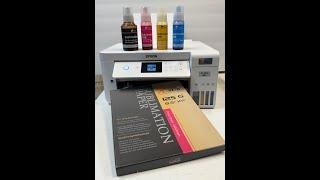 Setup Epson ET 2850 Printer for Sublimation