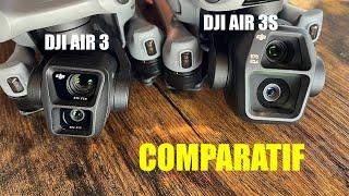 Comparatif Air 3 vs Air 3S drones DJI