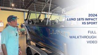 2024 Lund 1875 Impact XS Sport Full Walkthrough | Fish & Ski Marine Lake Ray Roberts