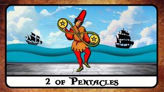 2 of Pentacles Tarot Card Meaning  Reversed, Secrets, History 