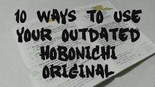 Ten ways to use your outdated A6 Hobonichi