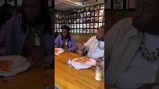 Burnaboy dines with Busta Rhymes. Please  Subscribe #burnaboy #bustarhymes #proudlyafrican #shorts