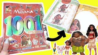 Moana 2 Movie DIY Activity, Coloring, Sticker Book with Simea, Maui, Pua Dolls