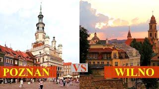 Poznań vs Wilno. Porównanie miast