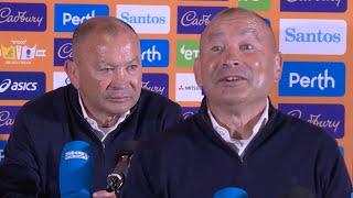 Eddie Jones gives his thoughts on the referee after Australia beat England rugby in game 1