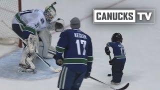 Little Kesler Scores a Goal