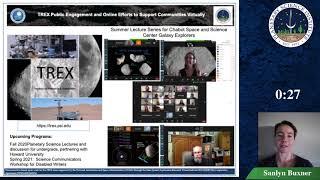 Sanlyn Buxner - TREX Public Engagement and On-Line Efforts to Support Communities Virtually