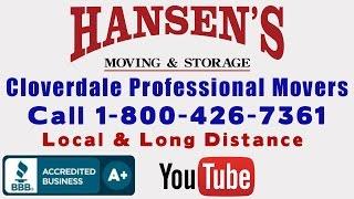 Cloverdale Professional Movers | Best Cloverdale Movers | Hansens Moving